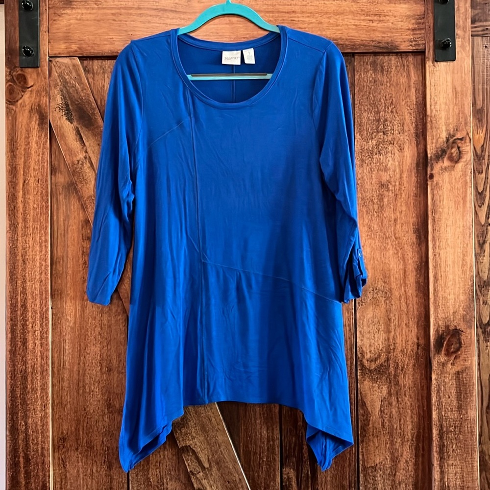 Royal Blue Tunic Style Top
